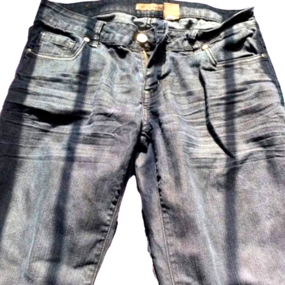 Blue jeans with bling